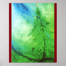 Suche nach grüner weihnachtsbaum poster Blau
