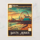Suche nach santa monica postkarten Retro