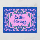 Suche nach paisley muster postkarten Rosa