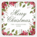 Suche nach weihnachtsblume aufkleber Elegant