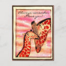 Suche nach giraffen liebe postkarten Giraffenkarte