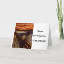 Suche nach der schrei karten Angst