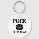 Suche nach hockey puck schlüsselanhänger Lustig