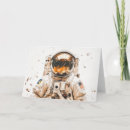 Suche nach astronaut kleine grußkarten Galaxie