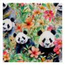 Suche nach panda bear poster Aquarell