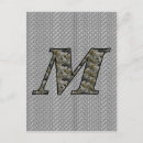 Suche nach buchstabe m postkarten Monogramm