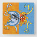 Suche nach sonne und mond wanduhren Sonnig
