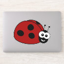 Suche nach cartoon ladybug aufkleber Jedes kind
