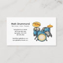 Suche nach schlagzeuger visitenkarten Trommler