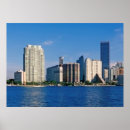 Suche nach miami skyline poster Wolkenkratzer