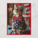 Suche nach amerikanische katze postkarten Patriotisch