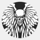 Suche nach alte schule aufkleber Schädel