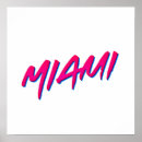 Suche nach retro miami poster Vintag