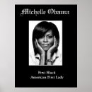 Suche nach michelle obama poster Schwarz