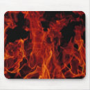 Suche nach feuer und flammen mousepads Orange