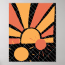 Suche nach roter sonnenuntergang poster Vintag
