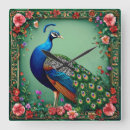 Suche nach grüner pfau wanduhren Bunt