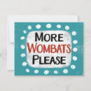 Suche nach wombat karten Wildtiere