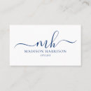 Suche nach stylish visitenkarten Monogramm