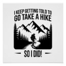 Suche nach wandern sie poster Wanderliebhaber
