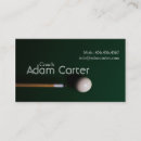 Suche nach billard visitenkarten Ball