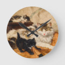 Suche nach vintage katze wanduhren Kätzchen