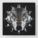 Suche nach wolf wanduhren Wild lebende tiere