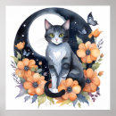 Suche nach mystische katze poster Katzen