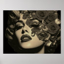 Suche nach frau gesicht poster Blumen