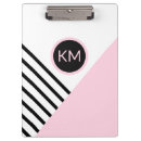 Suche nach geometrische muster klemmbrett Monogramm