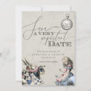 Suche nach alice im wunderland save the date Elegant