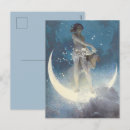 Suche nach mond und stern postkarten Engel