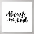 Suche nach be kind poster Quote