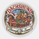 Suche nach dachshund aufkleber Wiener hund weihnachten