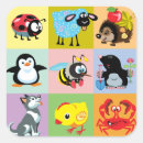 Suche nach cartoon animal aufkleber Jedes kind