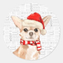 Suche nach chihuahua aufkleber Weihnachtsmannmütze