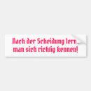 Suche nach scheidung autoaufkleber Geschieden