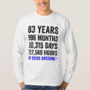 Suche nach 83 tshirts 83 jahre alt