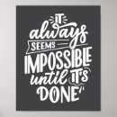 Suche nach nichts ist unmöglich poster Inspiration