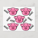 Suche nach rosa schwein postkarten Ferkel
