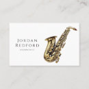 Suche nach saxophonisten visitenkarten Musiklehrer