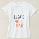 Suche nach 40 geburtstag tshirts 40 und fabelhaft