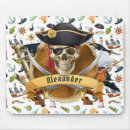 Suche nach totenkopf mit gekreuzter knochen mousepads Pirat