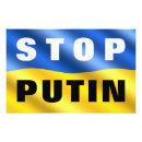 Suche nach anti krieg poster Ukrainische flagge