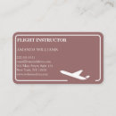 Suche nach fluglehrer visitenkarten Flugzeug