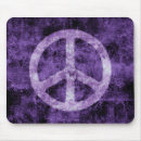 Suche nach friedenszeichen mousepads Lila