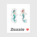 Suche nach cute mermaid aufkleber Aquarell