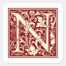 Suche nach letter n aufkleber Vintag