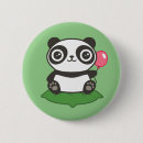 Suche nach niedlicher panda buttons Cartoon