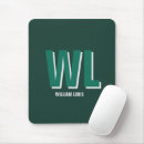 Suche nach smaragdgrün mousepads Monogramm